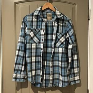 TRUE RELIGION Plaid Flannel sz XS